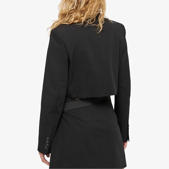 Helmut Lang Belted CRP Rider Blazer Black 8 NWT - Picture 5 of 16